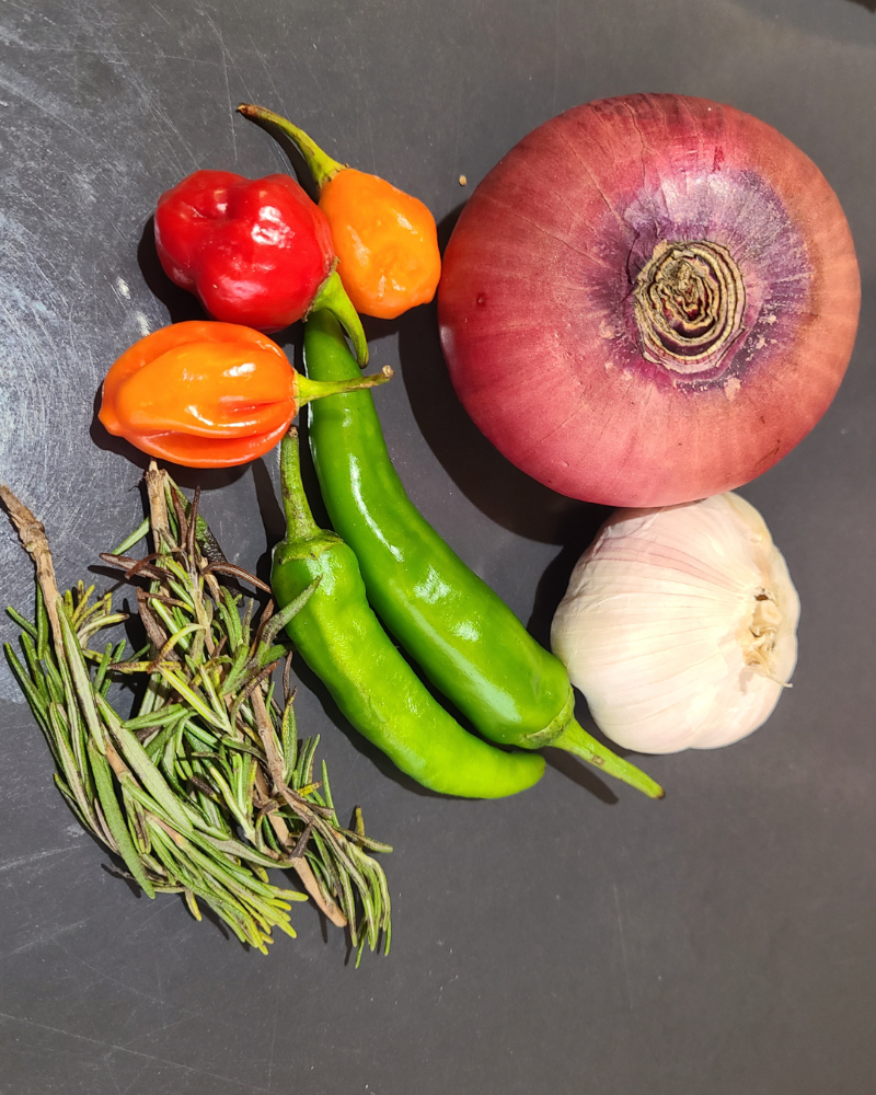 Ingredients shot