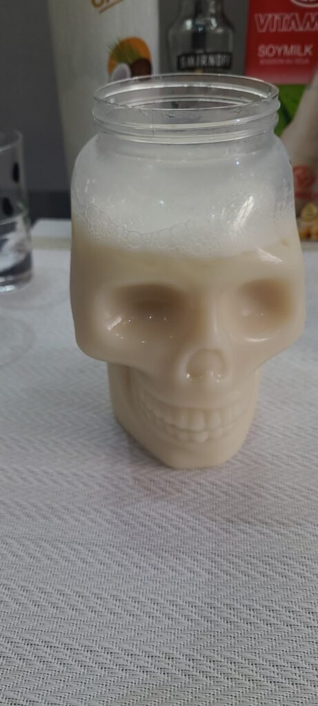 Ghostly White Halloween Cocktail