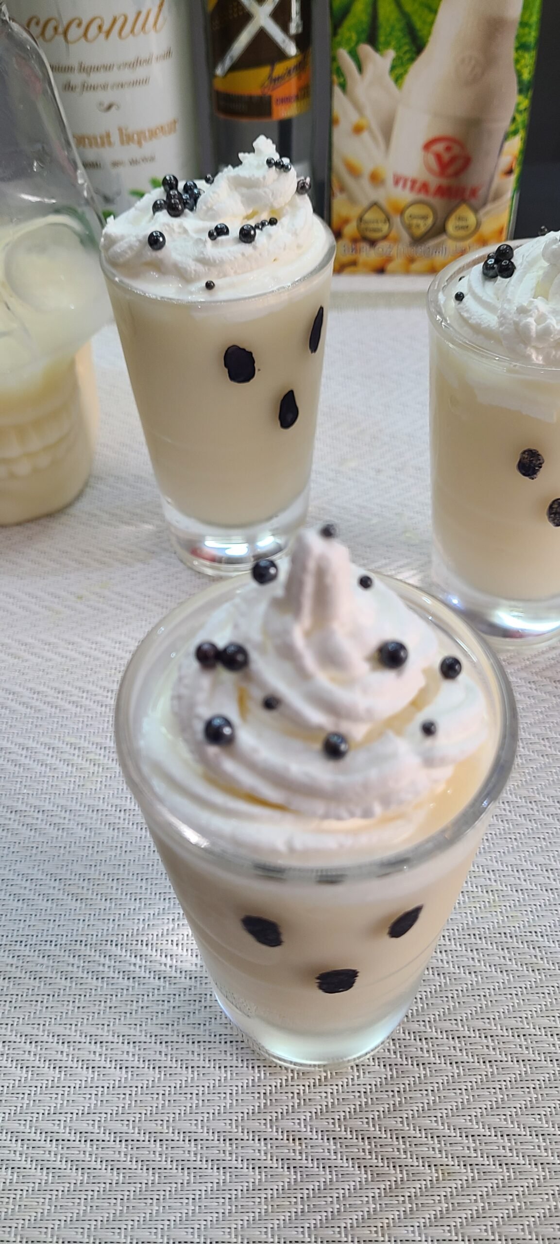 Ghostly white Halloween Cocktail