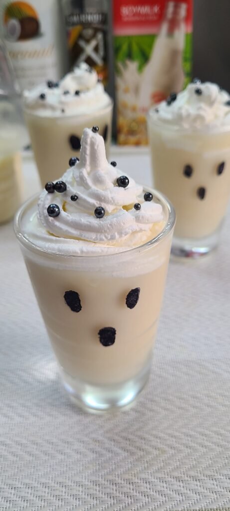 Ghostly White Halloween Cocktail