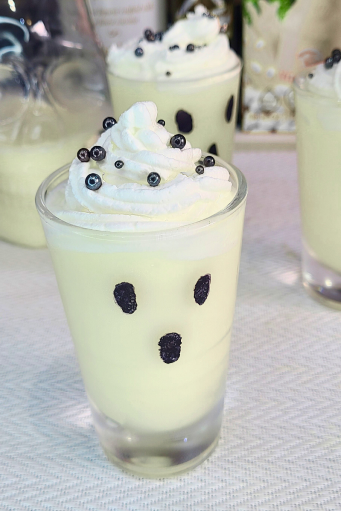 Ghostly White Halloween Cocktail