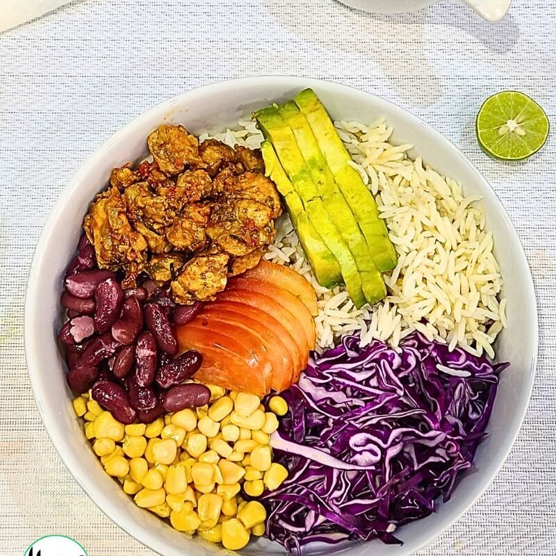 Final Image for Spicy Chicken Rice Bowl